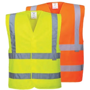HI-VIS TWO BAND & BRACE VEST