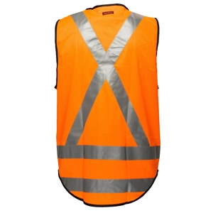 Cross Back High Visibility Vest