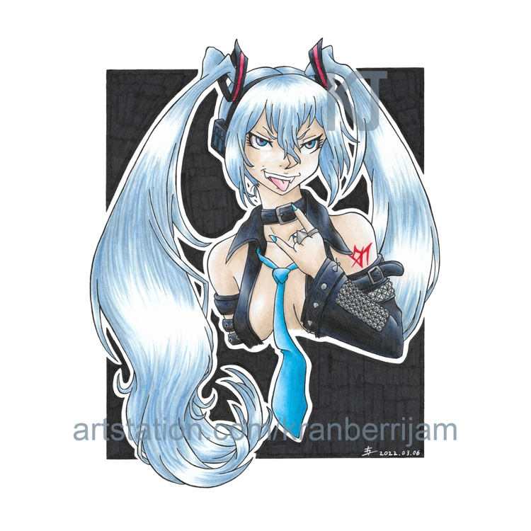 Hagane Miku (ORIGINAL ART)