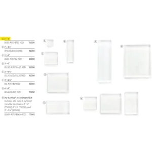 CTMH Acrylic Block : 1