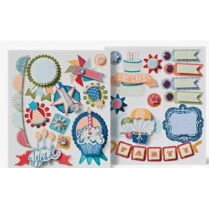 CM Be Merry layered stickers