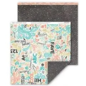 CTMH 12x12 Bulk (25 pack) Paper Pack : Chalk it Up