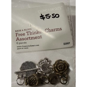 CTMH Base & Bling : Free Thinker Charms Assortment