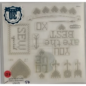 CTMH Stamps : Cross Stitch Wishes