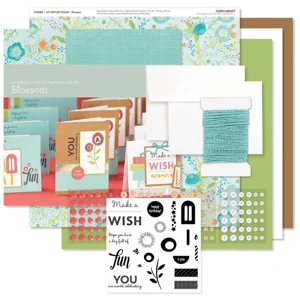 CTMH Worshop on the Go Card Kit : Blossom