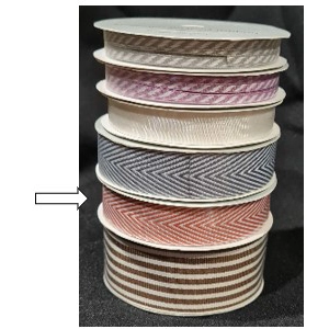 CTMH Chevron Ribbon : Ruby