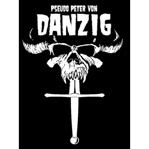 Danzig Pseudo Peter Von Metal Skull Sword Vinyl Decal sticker