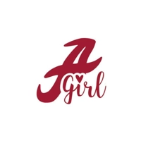 a girl nccaa alabama Vinyl Decal ..