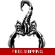 Scorpion Die Cut Vinyl Decal sticker Scorpion Die Cut Vinyl Decal sticker
