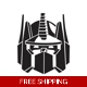Transformers Optimus Prime Die Cut Vinyl Decal s..