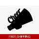 Cheer Cheeleader Die Cut Vinyl Decal sticker
