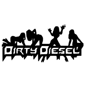 Dirty Diesel Sexy babes Die Cut Vinyl Decal sticker
