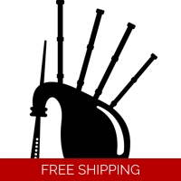 Bagpipes Instrument Music Die Cut..