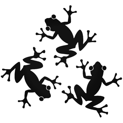 3 frogs animals Die Cut Vinyl Decal sticker 3 frogs animals Die Cut Vinyl Decal sticker