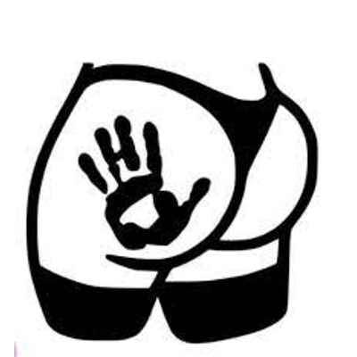 Thick Thighs, Handprint on Booty Butt Die Cut Vinyl Decal Sticker Thick Thighs, Handprint on Booty Butt Die Cut Vinyl Decal Sticker