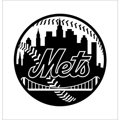 MLB Baseball New York NY Mets Die Cut Vinyl Decal sticker MLB Baseball New York NY Mets Die Cut Vinyl Decal sticker