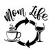 Mom Life Die Cut Vinyl Decal sticker