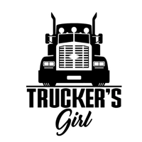 Trucker's girl Vinyl Decal sticker