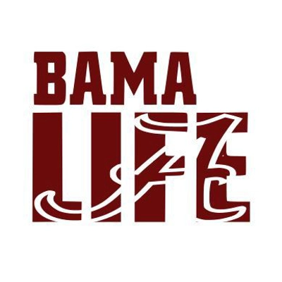 NCAA Football Alabama Bama Life Vinyl Decal sticker