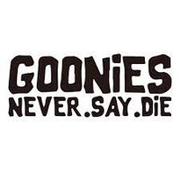 Goonies Never Say Die Vinyl Decal..