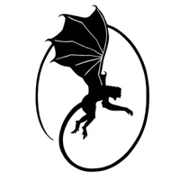 mythical gargoyle Vinyl Decal Sti..