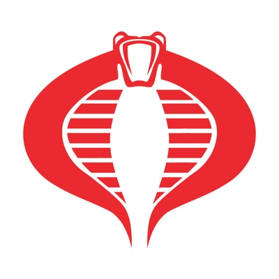 GI Joe Cobra Snake logo Vinyl Decal Sticker