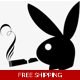 Smoking Playboy Bunny Die Cut Vinyl Decal Sticker Smoking Playboy Bunny Die Cut Vinyl Decal Sticker