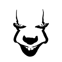 Pennywise IT clown face Vinyl Dec..
