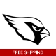 NFL Football Arizona Cardinals Die Cut Vinyl Dec..