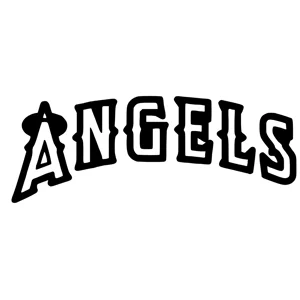 MLB Baseball Los Angeles Angels California Die Cut Vinyl Decal sticker