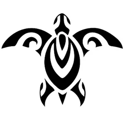 sea turtle tribal Vinyl Decal sticker