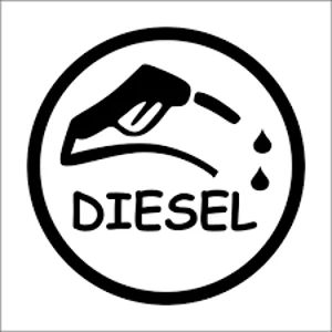 Diesel Die Cut Vinyl Decal sticker