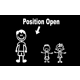 position open, stick family Die Cut Vinyl Decal .. position open, stick family Die Cut Vinyl Decal ..