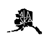 Alaska state word Vinyl Decal sti..