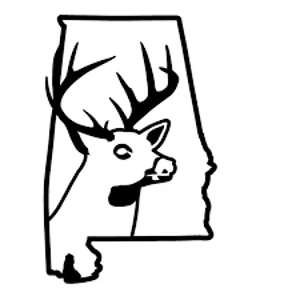 Alabama Deer 2 Die Cut Vinyl Decal sticker