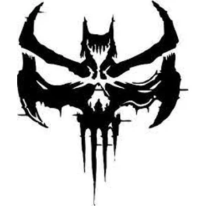 Batman skull face punisher Vinyl Decal sticker
