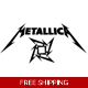 Metallica Metal Band Music Die Cut Vinyl Decal s.. Metallica Metal Band Music Die Cut Vinyl Decal s..
