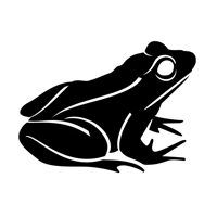 frog animals Die Cut Vinyl Decal ..