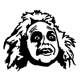 Beetlejuice face Vinyl Decal sticker