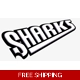 NHL Hockey San Jose Sharks Die Cut Vinyl Decal s.. NHL Hockey San Jose Sharks Die Cut Vinyl Decal s..