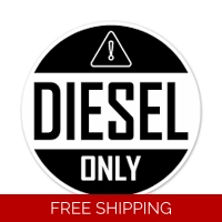Diesel Only Die Cut Vinyl Decal s..