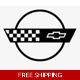 Chevy racing logo Die Cut Vinyl Decal Sticker