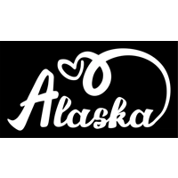 Alaska Heart Vinyl Decal sticker