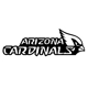 NFL Football Arizona Cardinals Die Cut Vinyl Dec..