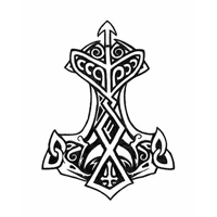 Thors Hammer, viking Valhalla Die..