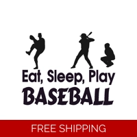 Eat Sleep Play Baseball Sports Di..