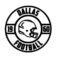 NFL football Dallas Cowboys 1960 ..
