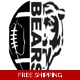 NFL football Chicago Bears Die Cut Vinyl Decal s.. NFL football Chicago Bears Die Cut Vinyl Decal s..