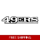 NFL Football San Francisco 49ers die cut vinyl d.. NFL Football San Francisco 49ers die cut vinyl d..