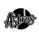 MLB Baseball Houston Astros Texas Die Cut Vinyl .. MLB Baseball Houston Astros Texas Die Cut Vinyl ..